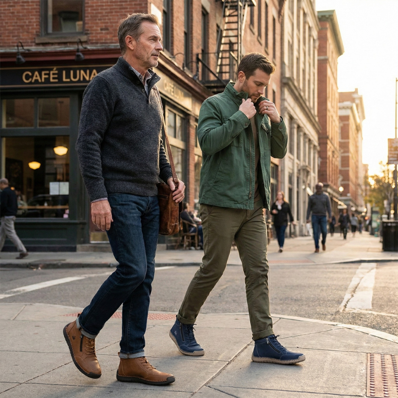 Vogadeck™ DoubleZip | Orthopädische Komfort-Sneaker für täglichen Halt