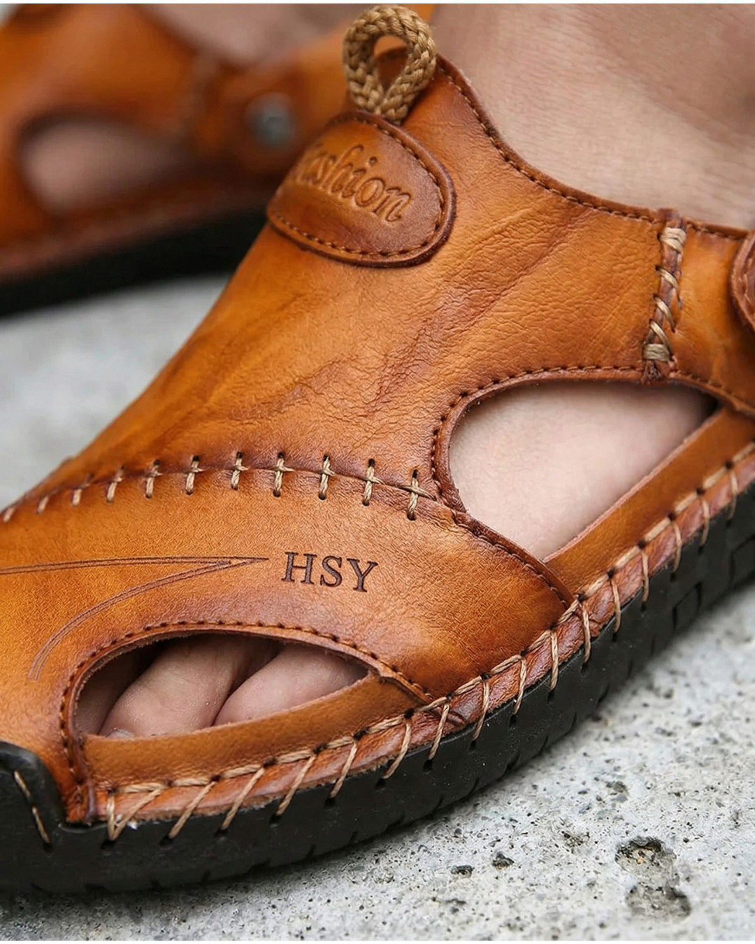 Premium Orthopädische Leder-Komfortsandalen für Herren