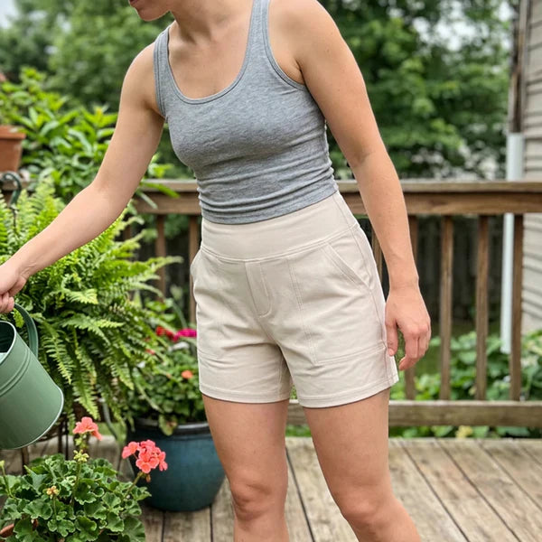 Norelia™ – Elegante High-Waist-Shorts für Damen