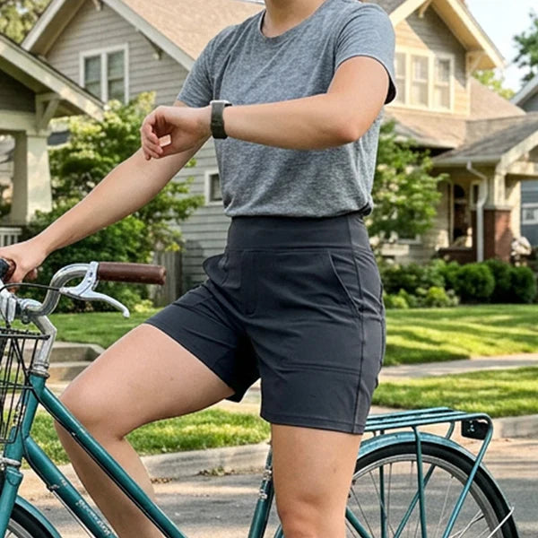 Norelia™ – Elegante High-Waist-Shorts für Damen