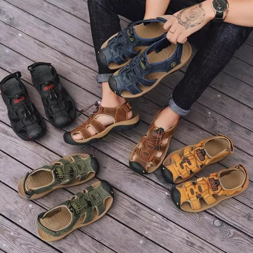ErgoStride™ / All-Terrain Komfort-Sandalen für Herren