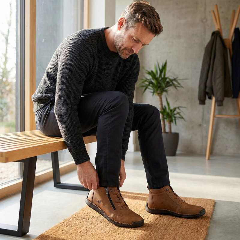 Vogadeck™ DoubleZip | Orthopädische Komfort-Sneaker für täglichen Halt