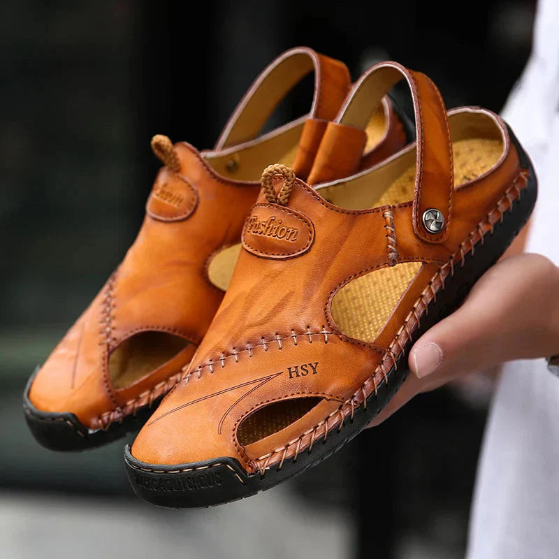Premium Orthopädische Leder-Komfortsandalen für Herren