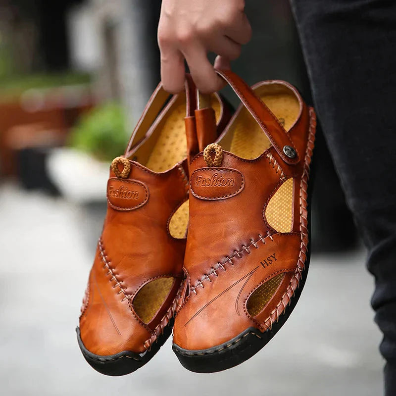 Premium Orthopädische Leder-Komfortsandalen für Herren