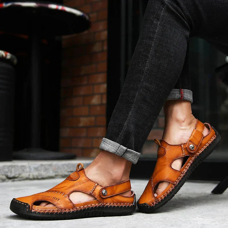 Premium Orthopädische Leder-Komfortsandalen für Herren