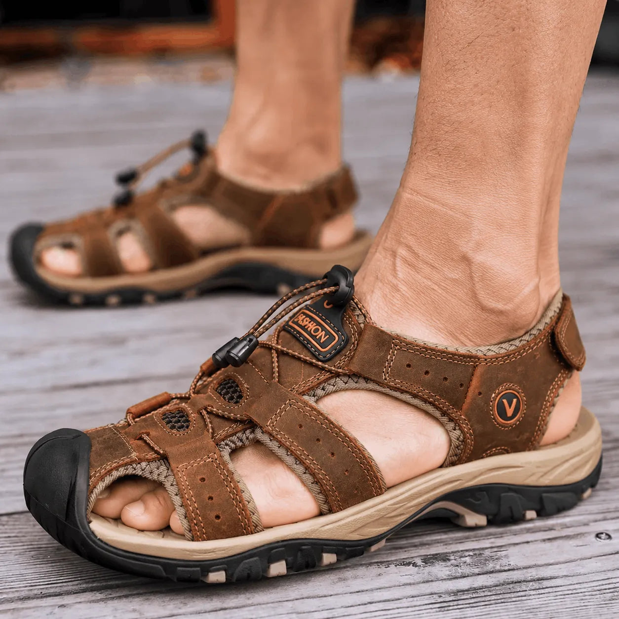 All-Terrain Komfort-Sandalen für Herren • ErgoStride™