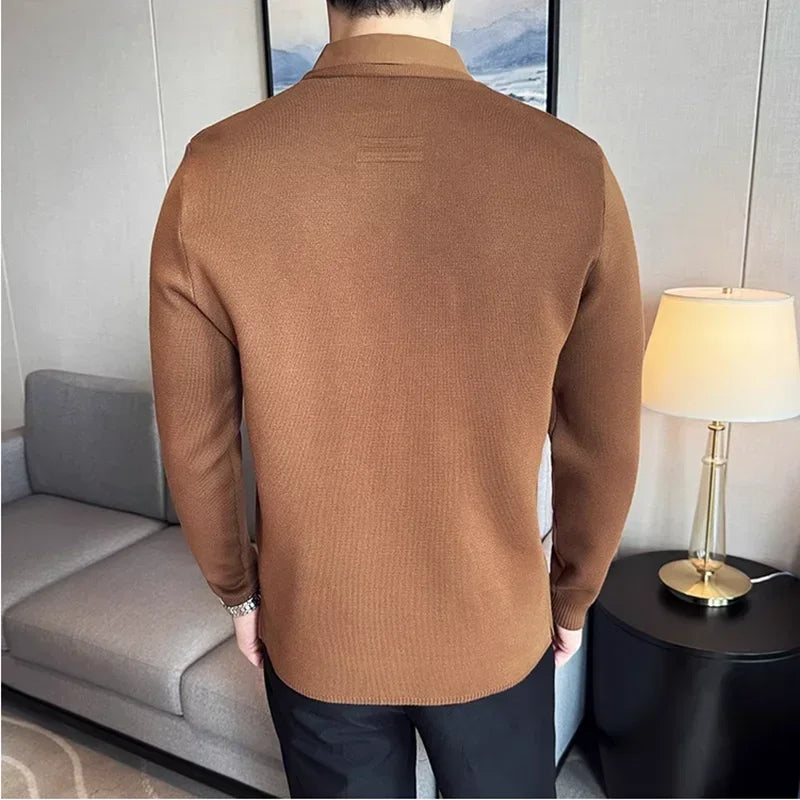 Layer™ – 2-in-1-Hemd mit Cardigan-Effekt
