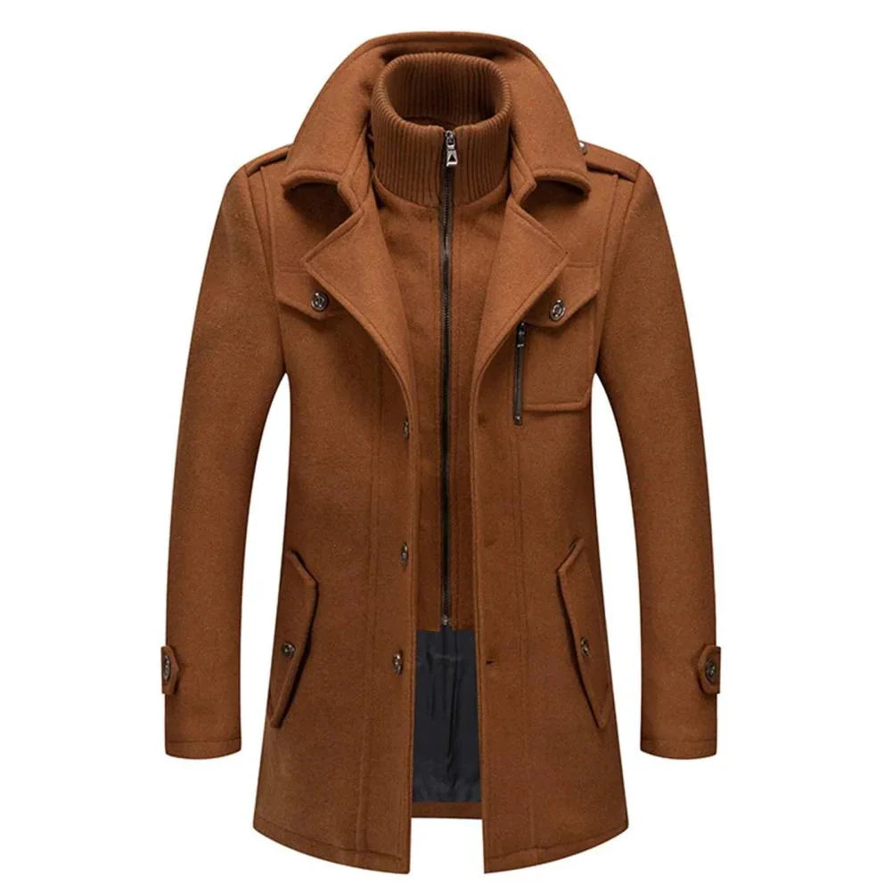 Zweiteiliger Herrenmantel mit Stil und Wärme • PEAKY™