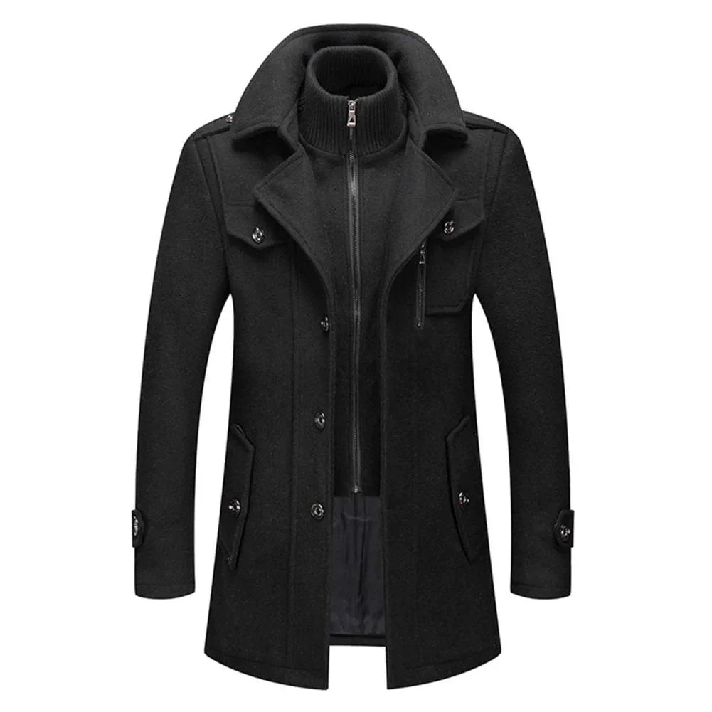 Zweiteiliger Herrenmantel mit Stil und Wärme • PEAKY™