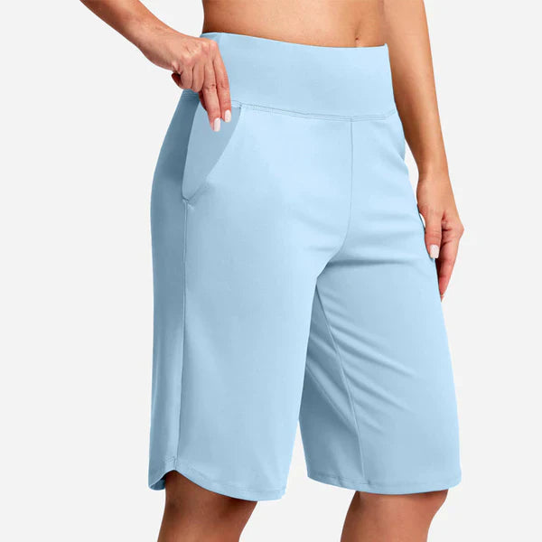 Zeniva™ – Elastische Yoga-Bermudashorts für Damen