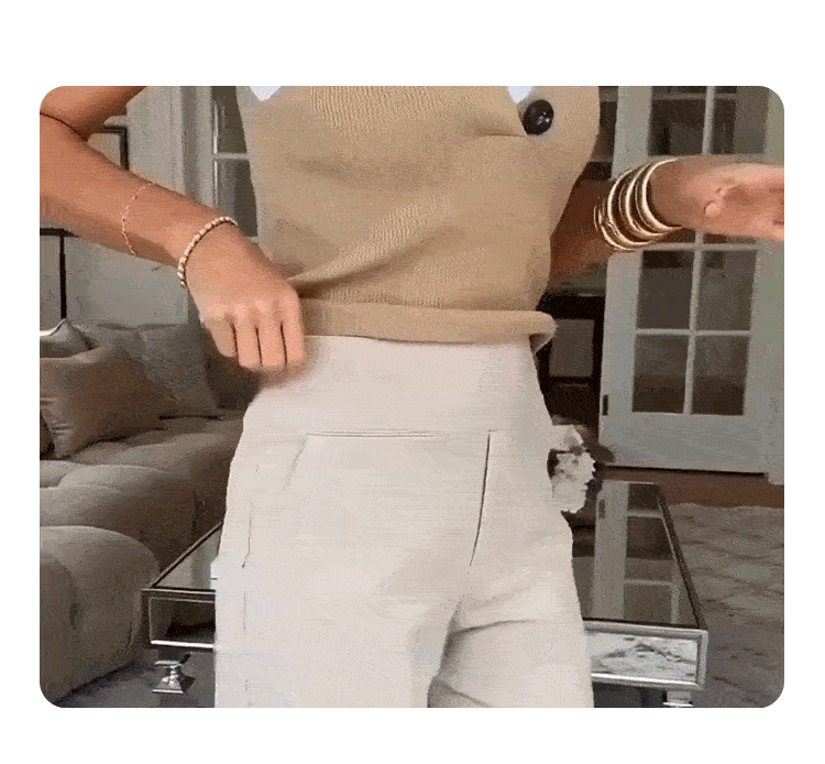 2. Weicher Premium-Stretchstoff, der sich mit Ihnen bewegt