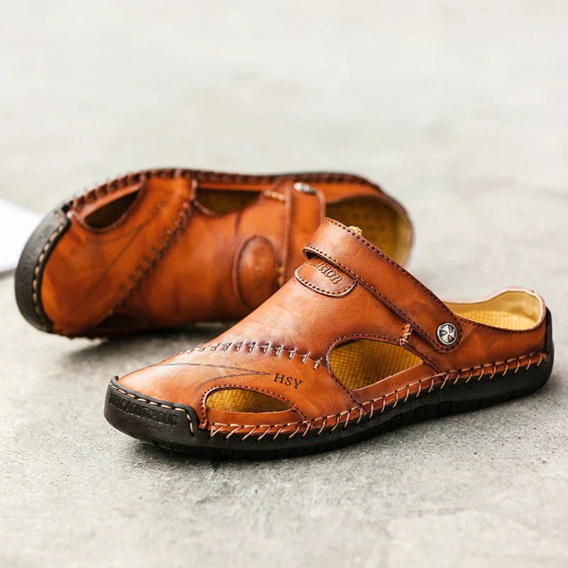 Premium Orthopädische Leder-Komfortsandalen für Herren