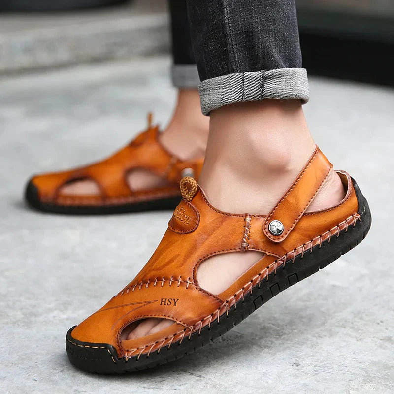 Premium Orthopädische Leder-Komfortsandalen für Herren
