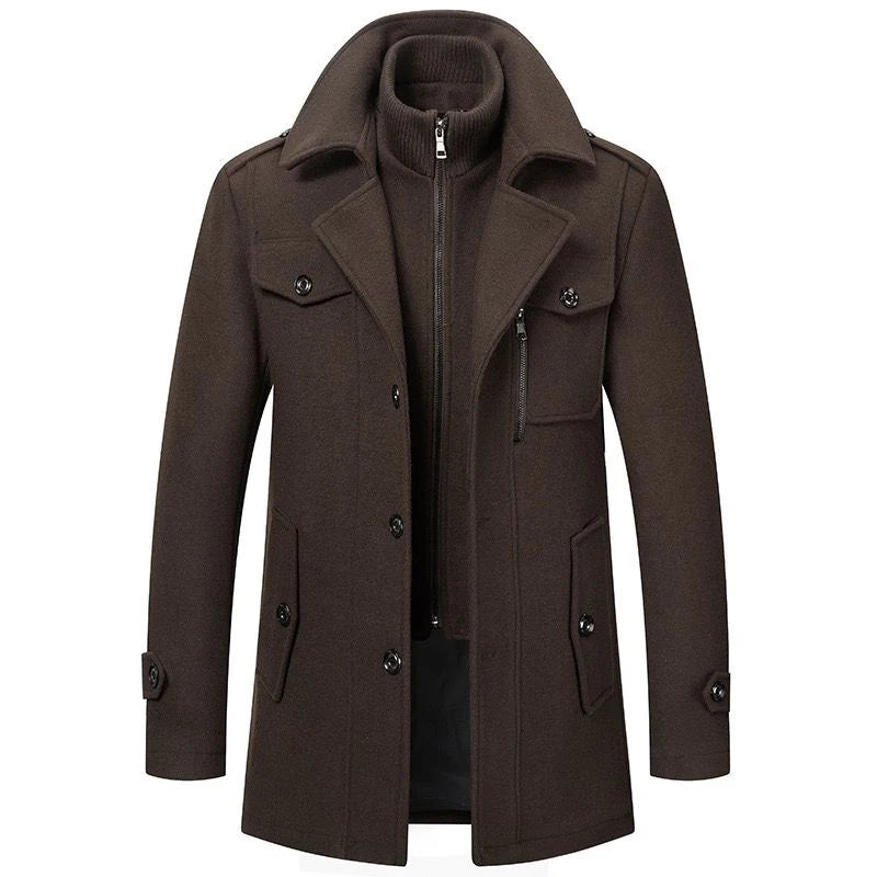 Zweiteiliger Herrenmantel mit Stil und Wärme - Peaky™