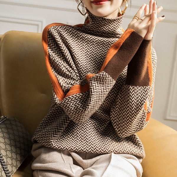 Gestreifter Pullover Zoe • Renazi™