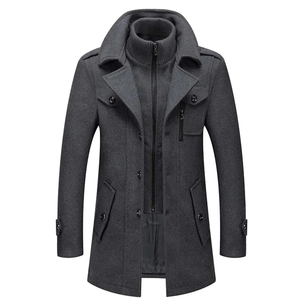 Zweiteiliger Herrenmantel mit Stil und Wärme - Peaky™