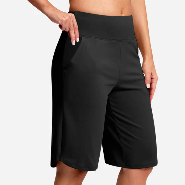 Zeniva™ – Elastische Yoga-Bermudashorts für Damen