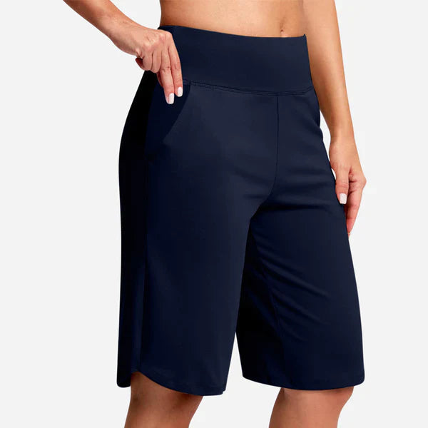 Zeniva™ – Elastische Yoga-Bermudashorts für Damen